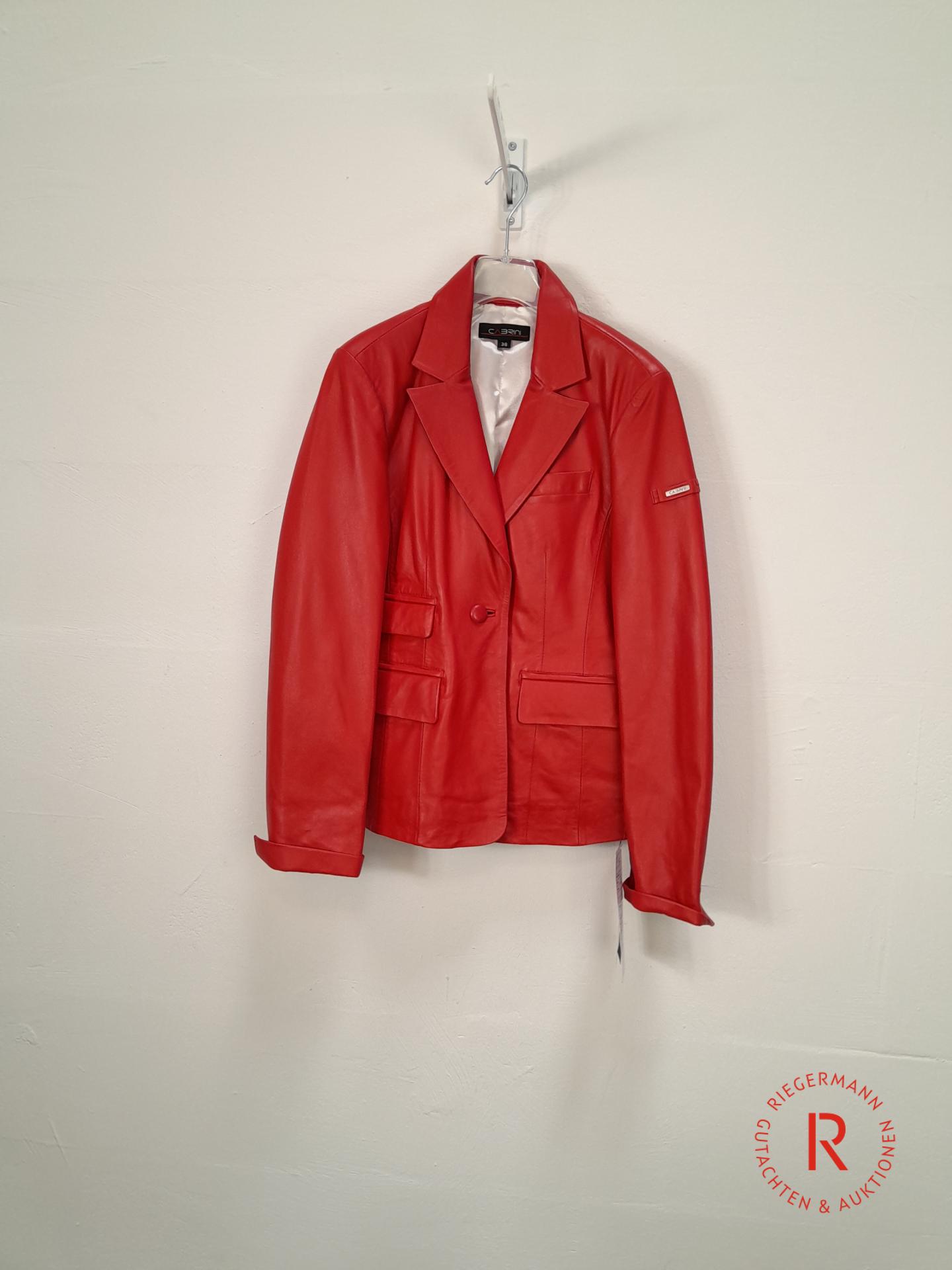 DAMEN LEDERJACKE GRÖSSE 38